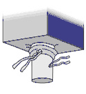 Discharge with rosette